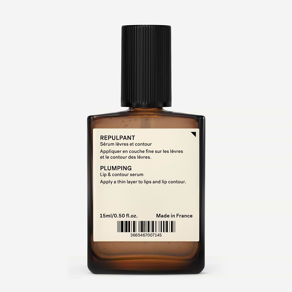 Composition d'un sérum pour les lèvres.