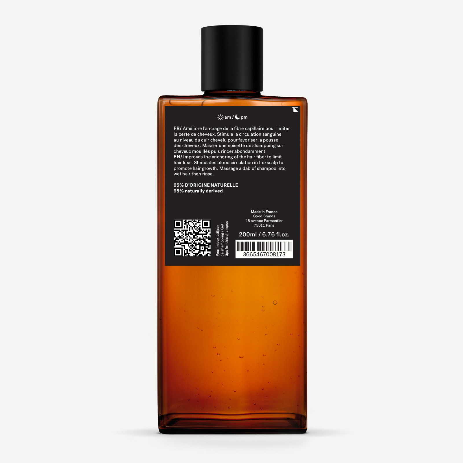 Shampoing Traitant Densifiant Caféine 1% + Acetyl tetrapeptide-3 — Typology