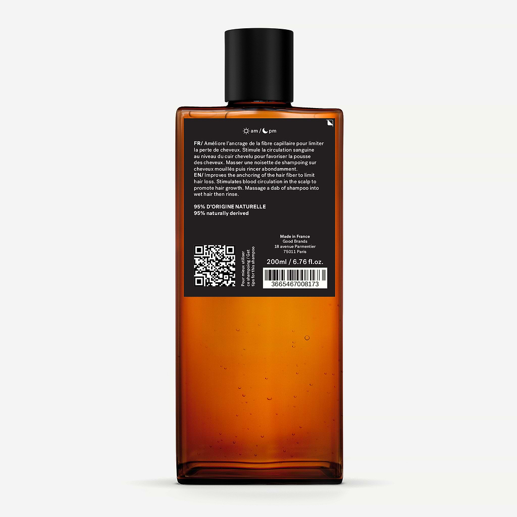 Shampoing Traitant Densifiant Caféine 1% + Acetyl tetrapeptide-3 — Typology