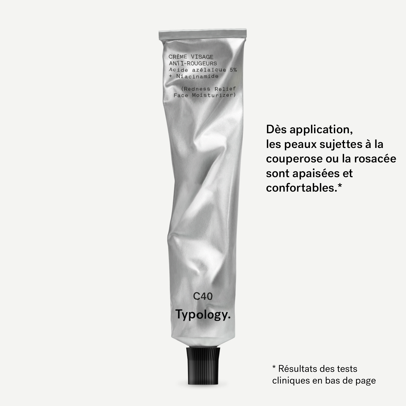 Crème Visage Anti-Rougeurs Acide azélaïque 5% + Niacinamide — Typology