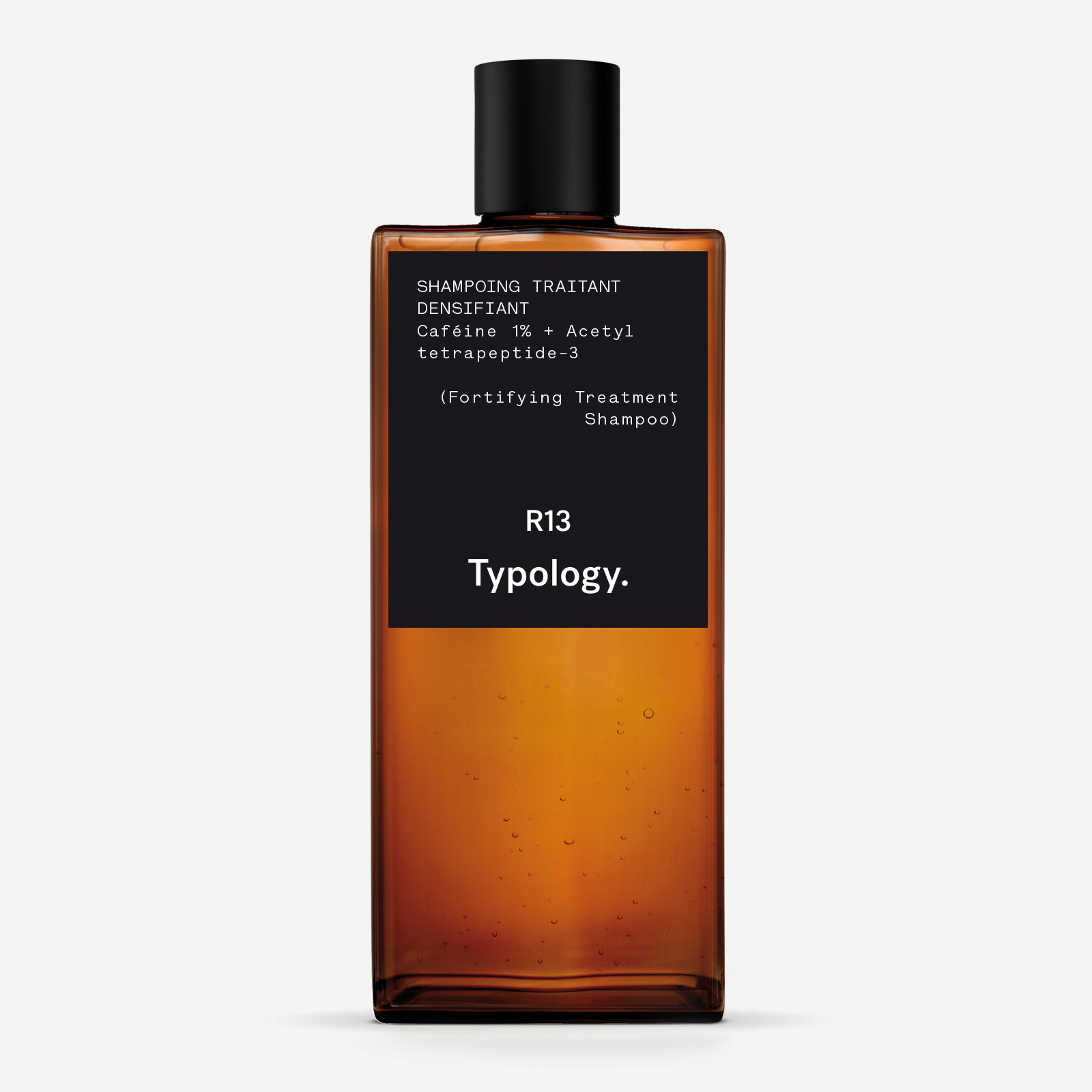 Shampoing Traitant Densifiant Caféine 1% + Acetyl tetrapeptide-3 — Typology