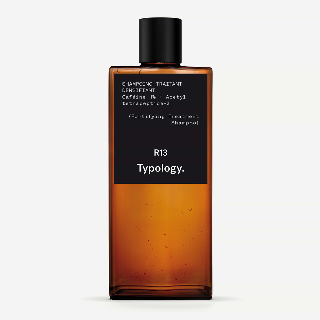 Shampoing Traitant Densifiant Caféine 1% + Acetyl tetrapeptide-3 — Typology
