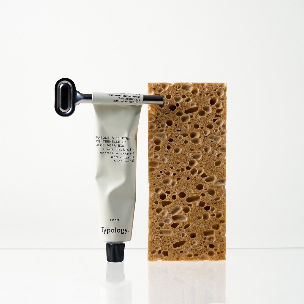 Masque hydratant & repulpant à l'extrait de trémelle et d'aloe vera Bio — Typology