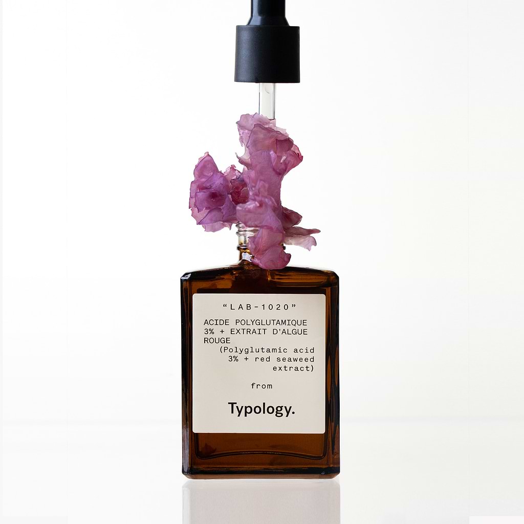 Sérum Repulpant Acide polyglutamique 3% + Extrait d'algue rouge — Typology