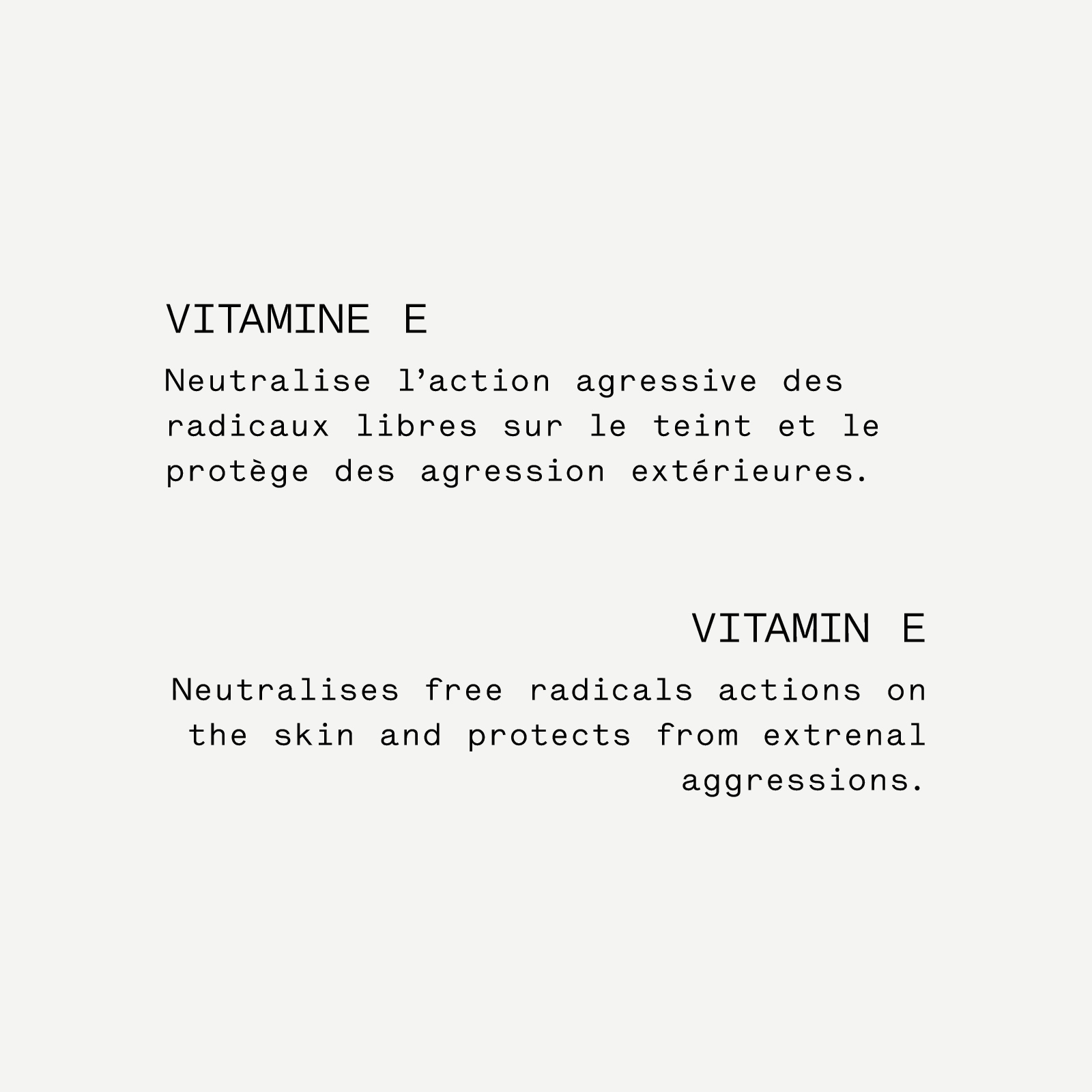 Complexe fermeté & éclat aux 5 vitamines — Typology