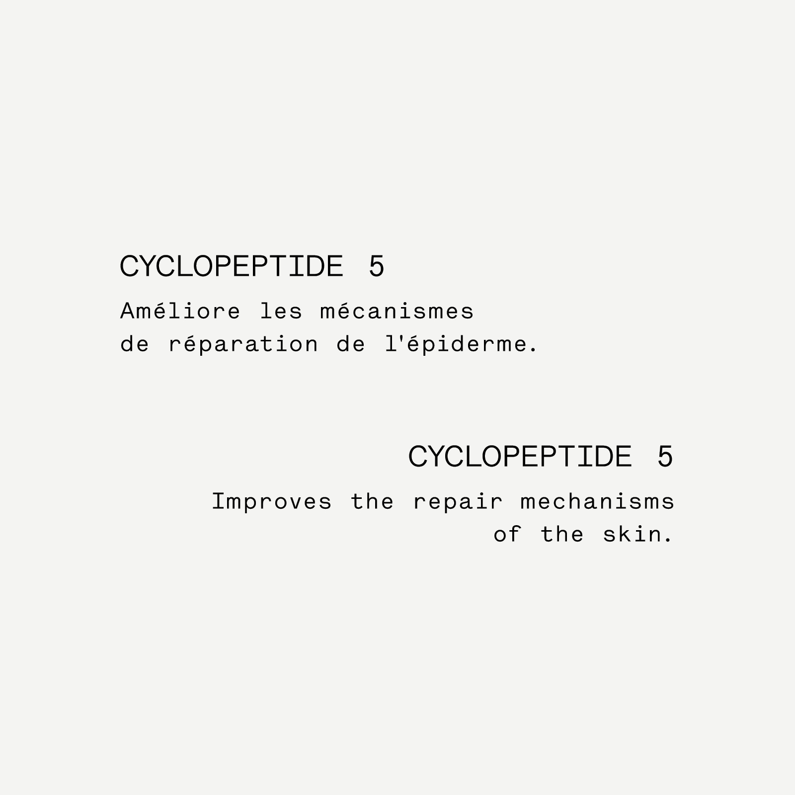 Complexe densité & fermeté aux 3 peptides — Typology
