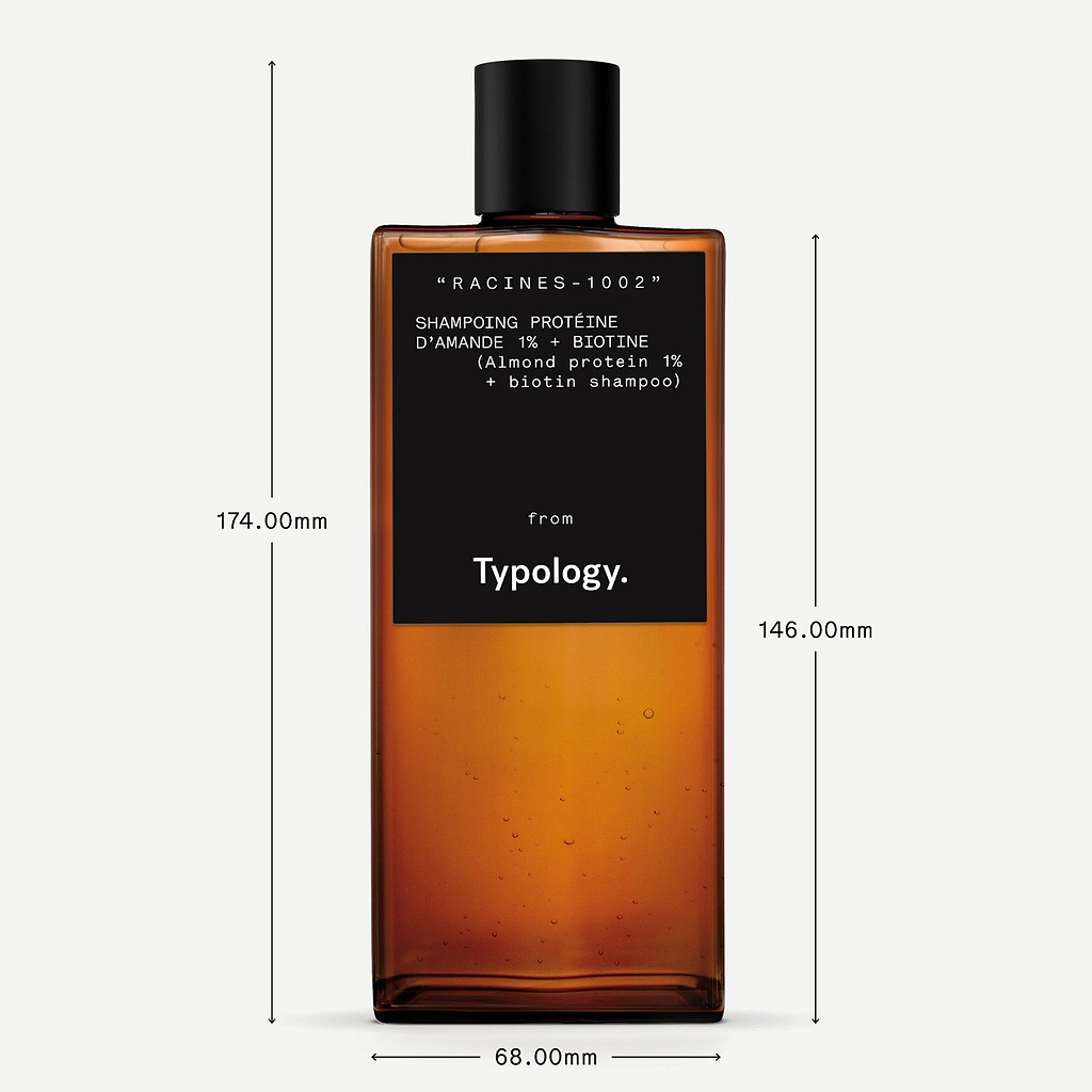 Shampoing traitant volumateur Protéine d'amande 1% + Biotine — Typology