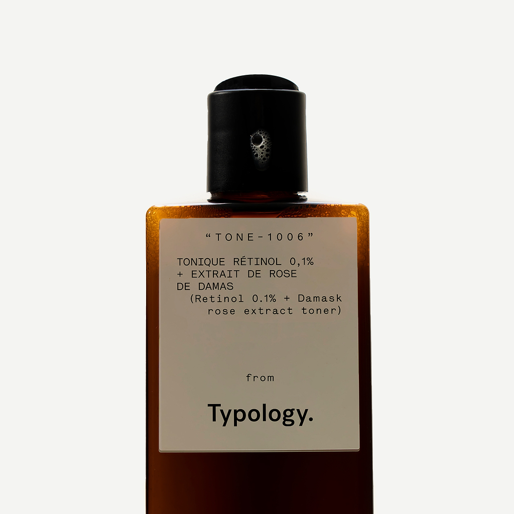 Lotion tonique raffermissante Rétinol 0,1% + Extrait de rose de Damas — Typology