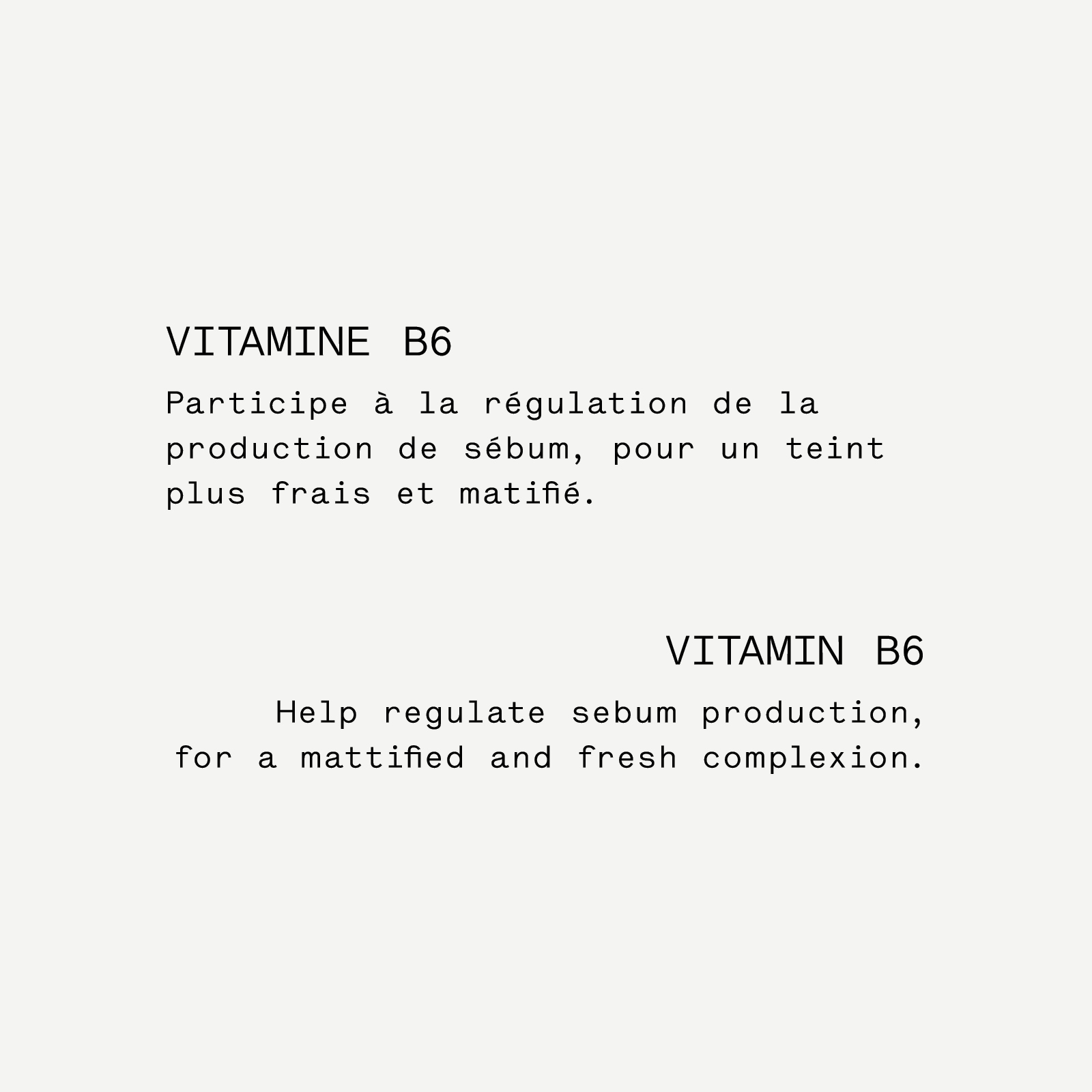 Complexe fermeté & éclat aux 5 vitamines — Typology