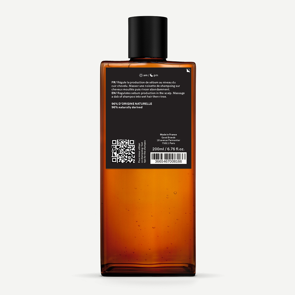 Shampoing traitant purifiant  Zinc gluconate 1% + Extrait d'ortie — Typology