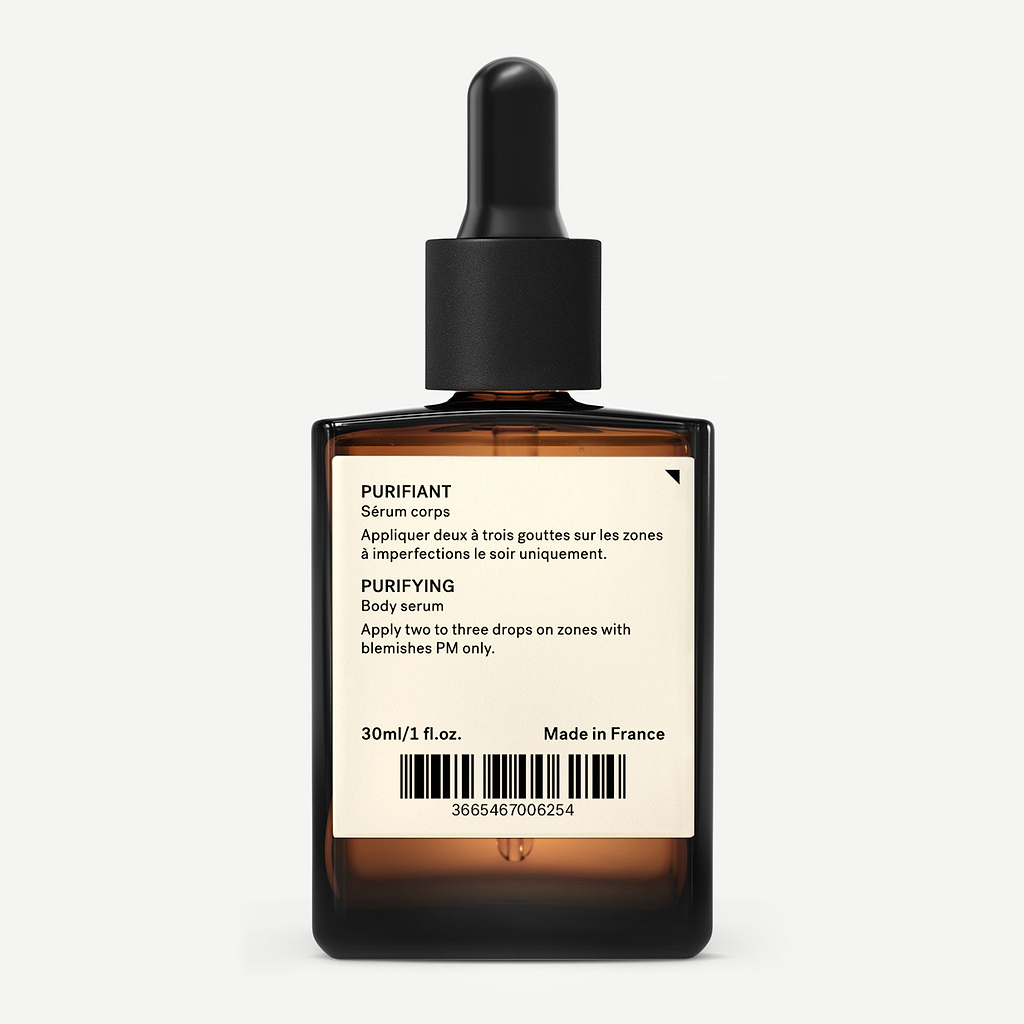 Sérum Corps Purifiant Zinc PCA 4% + Extrait de tea tree — Typology