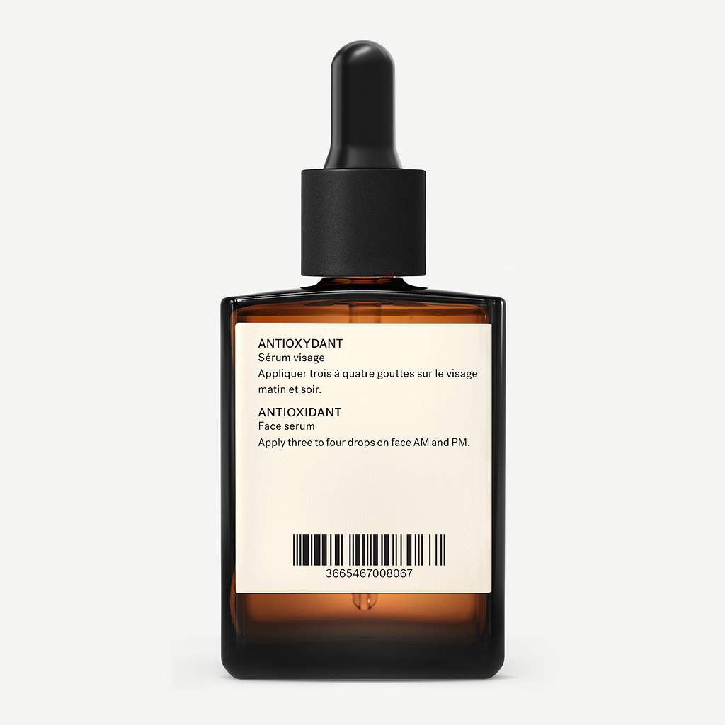 Sérum Antioxydant Acide férulique 3% + Ashitaba — Typology