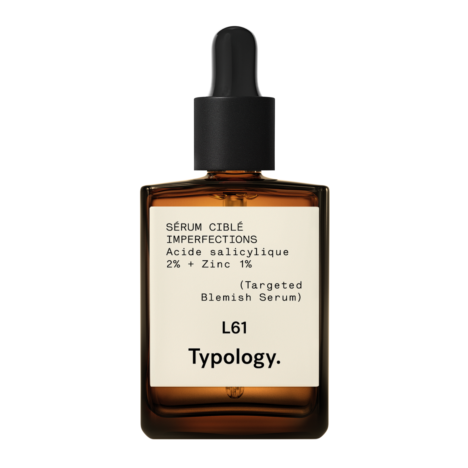 Sérum Ciblé Imperfections Acide salicylique 2% +  Zinc 1% — Typology