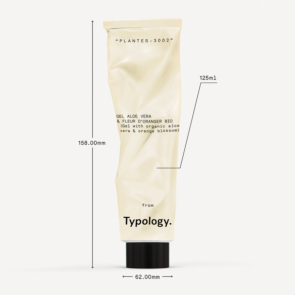 Gel hydratant Aloe vera & fleur d'oranger bio — Typology