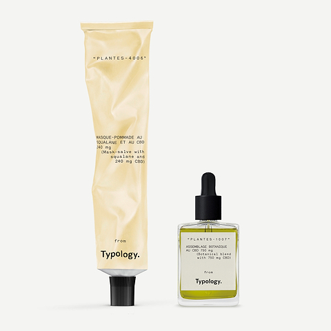 Produits cosmétiques CBD.
