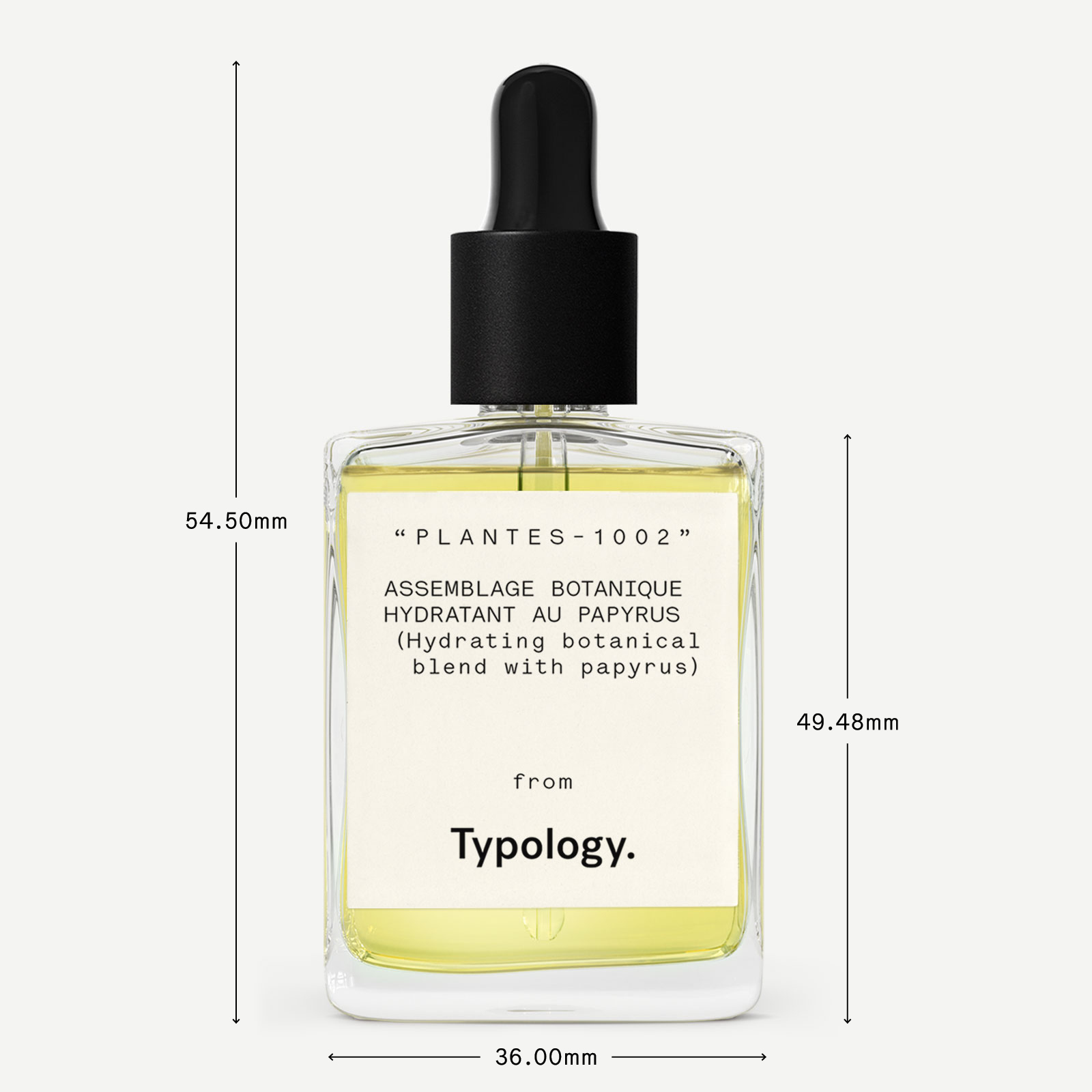 Assemblage botanique hydratant  au papyrus — Typology