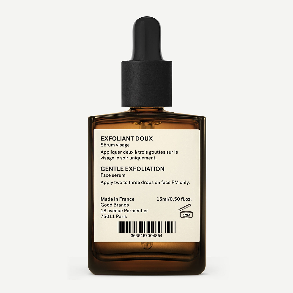 Sérum peeling doux Acide Lactique 10% + Extrait d'acérola — Typology