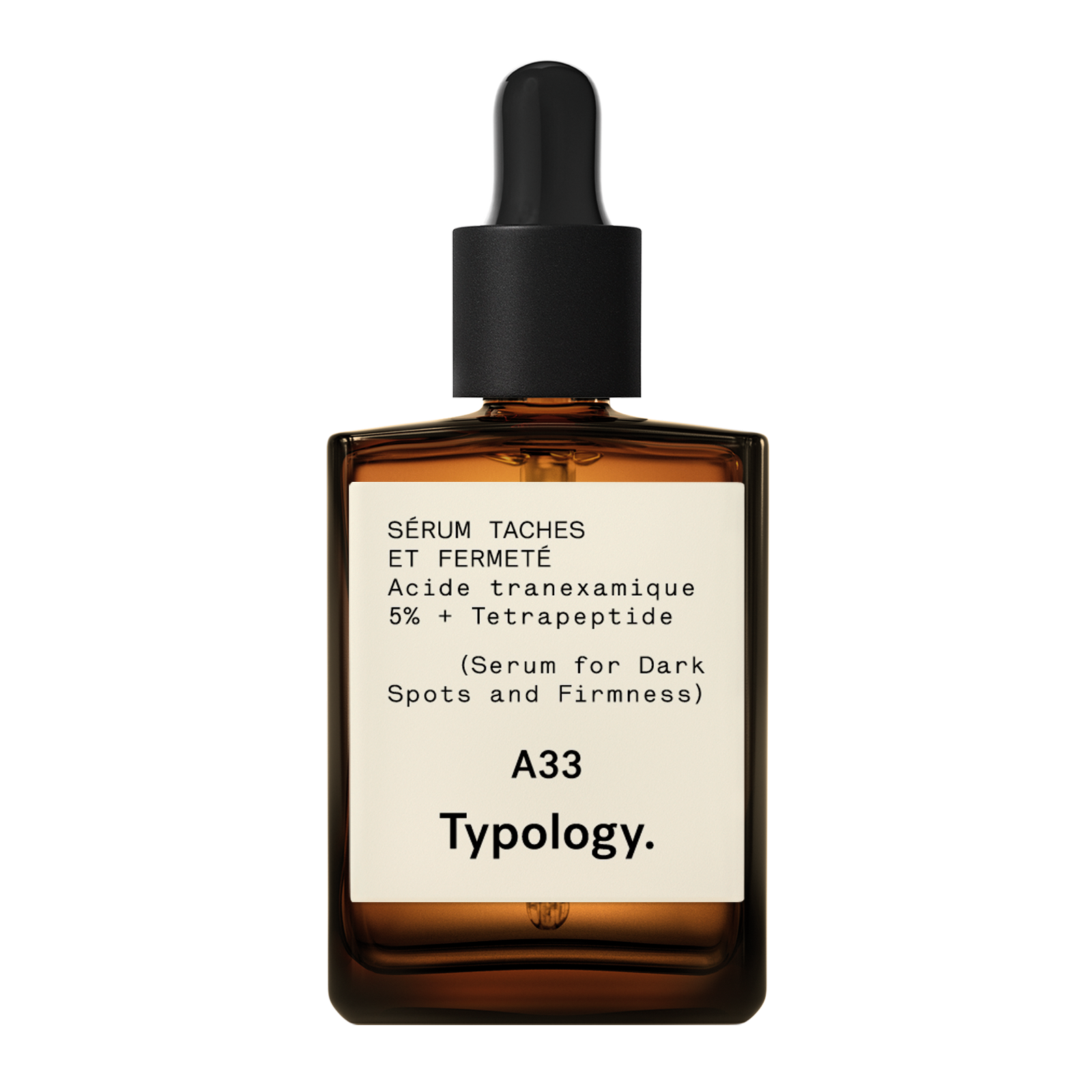 Sérum Taches et Fermeté Acide tranexamique 5% + Tetrapeptide  — Typology