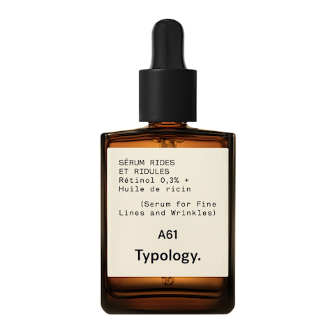 Sérum Rides et Ridules Rétinol 0,3% + Huile de ricin — Typology
