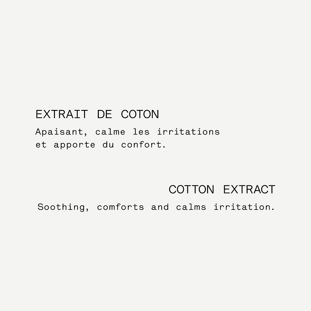 Traitement cuir chevelu calmant Bisabolol 1% + extrait de coton — Typology