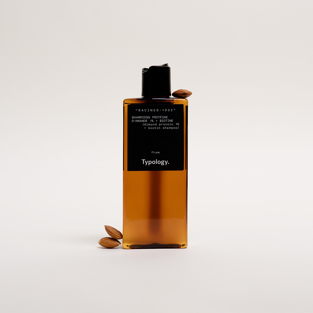 Shampoing traitant volumateur Protéine d'amande 1% + Biotine — Typology