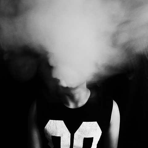 Effets pollution peau.