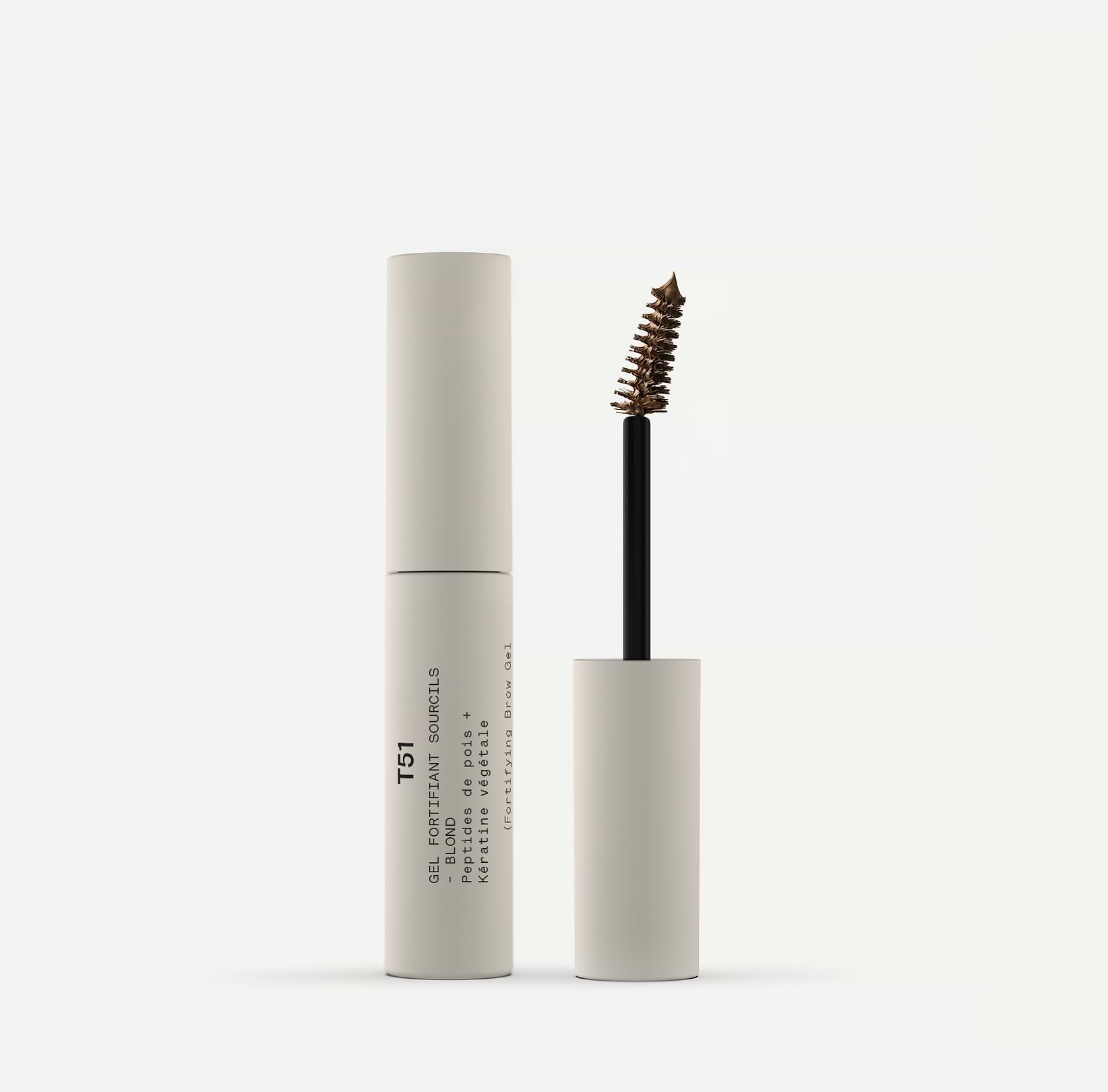 Gel Fortifiant Sourcils  Peptides de pois 1% + Huile de ricin — Typology