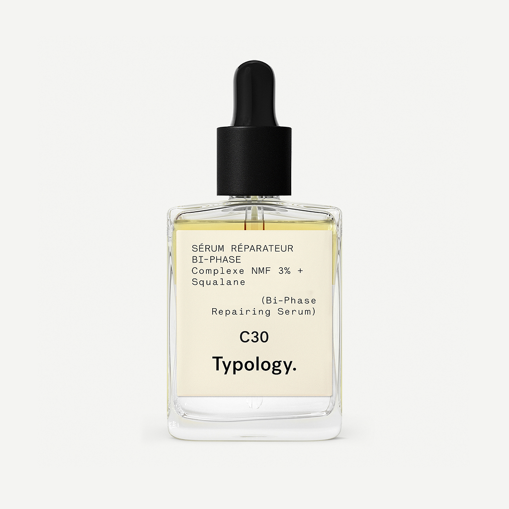 Sérum Réparateur Bi-Phase Complexe NMF 3% + Squalane — Typology
