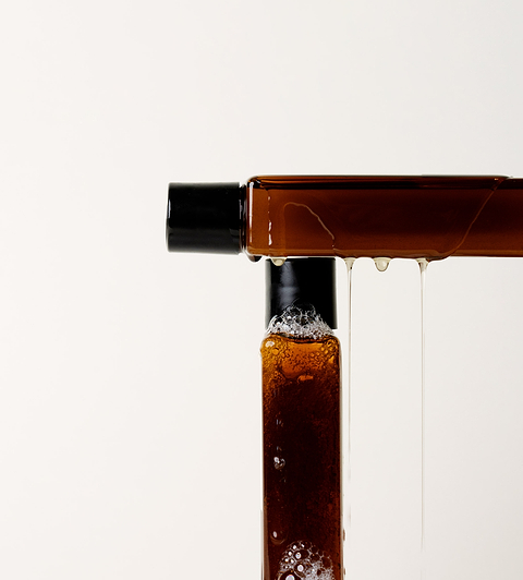 Quantité de gel douche à appliquer.