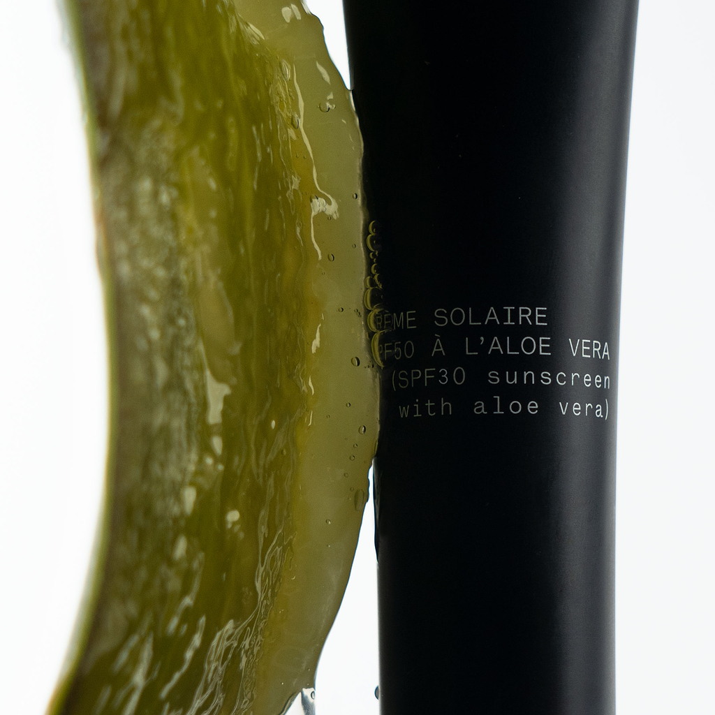 Crème solaire SPF30 peaux sèches à l'aloe vera — Typology