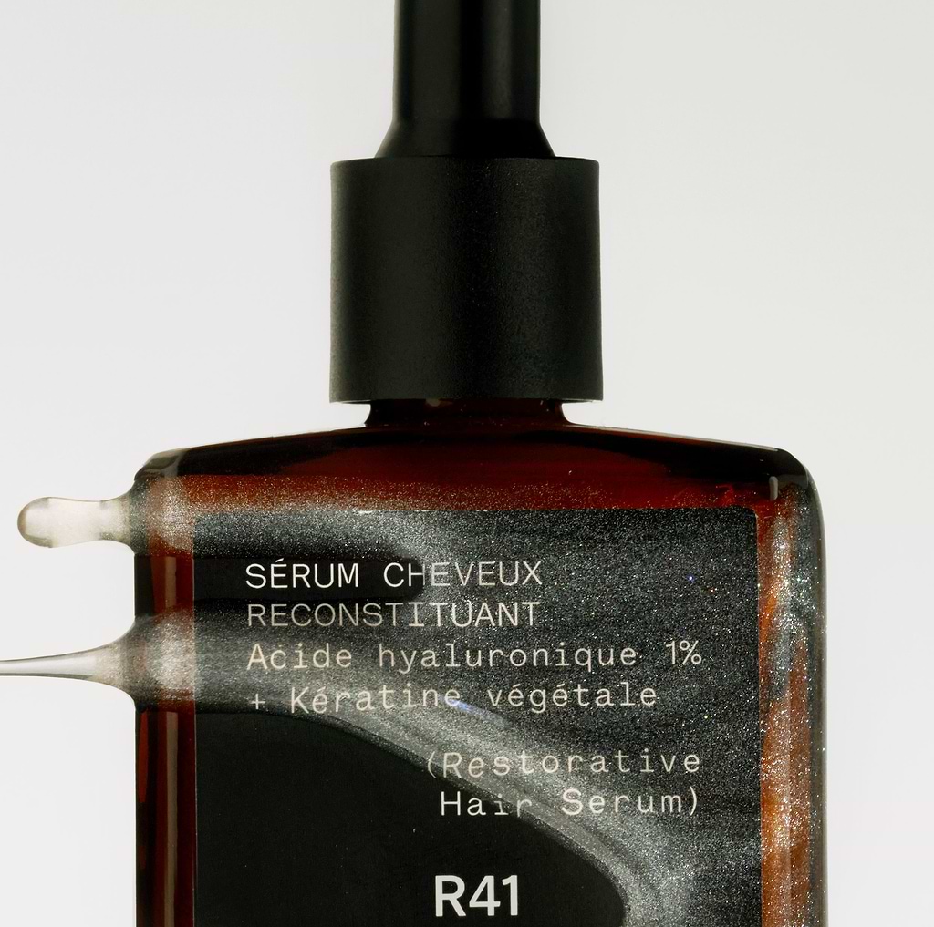 Sérum Cheveux Reconstituant  Acide hyaluronique 1% + Kératine végétale — Typology