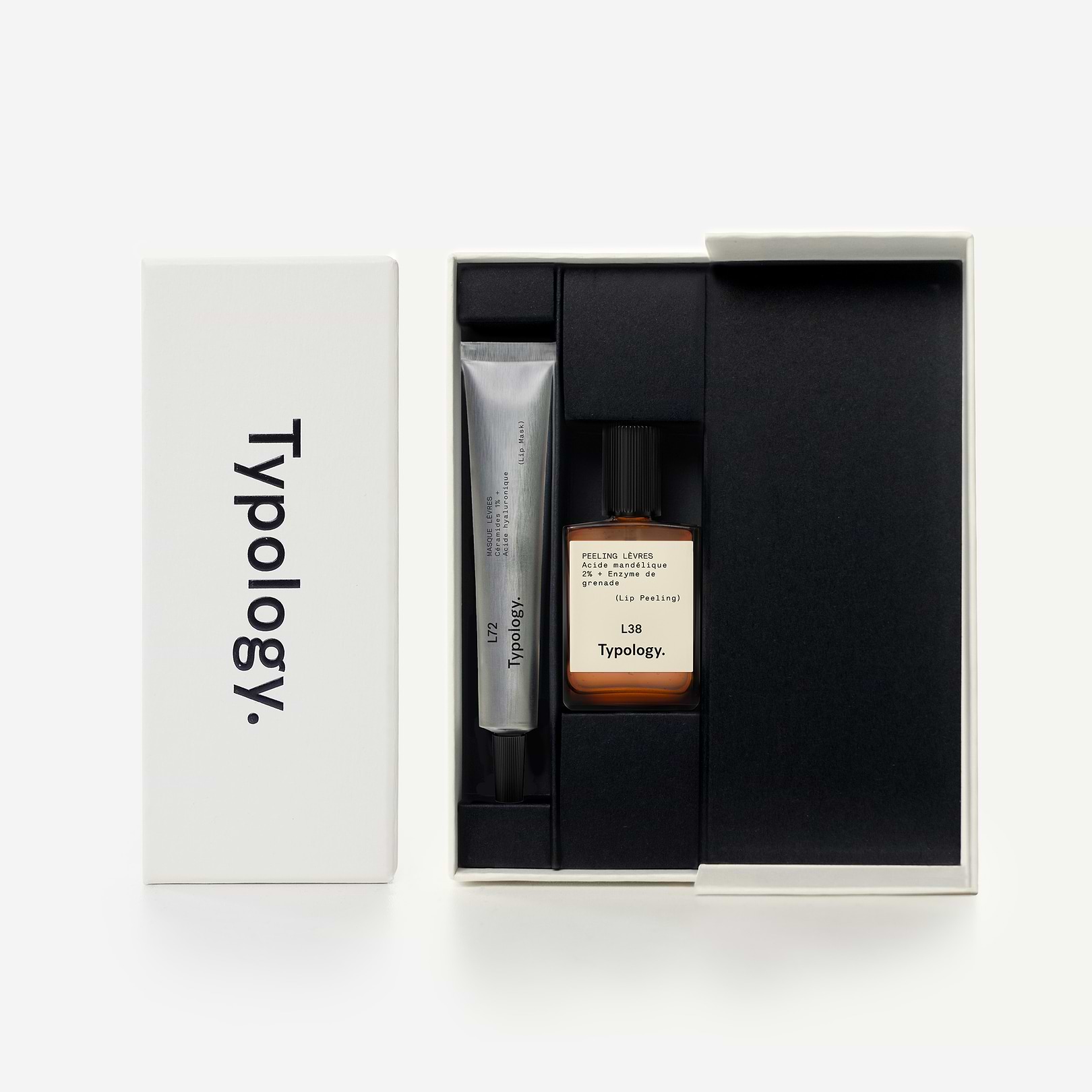 Coffret Soins Lèvres Peeling + Masque réparateur — Typology