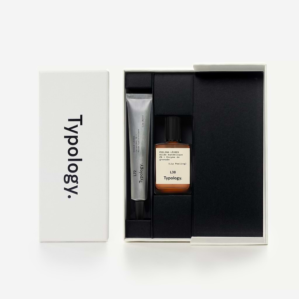 Coffret Soins Lèvres Peeling + Masque réparateur — Typology