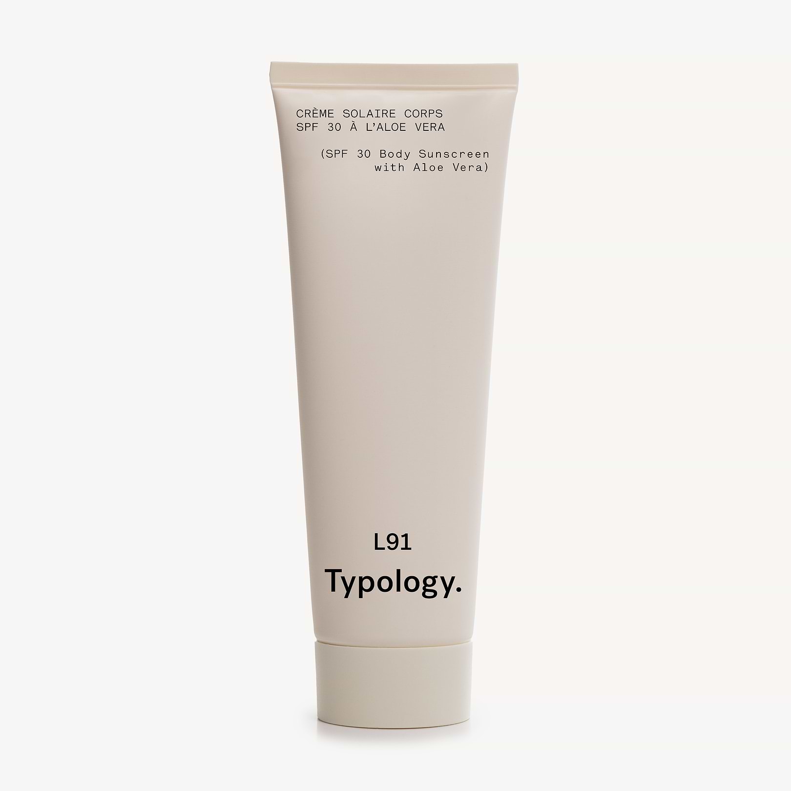 Crème Solaire Corps SPF 30 à l'Aloe Vera — Typology
