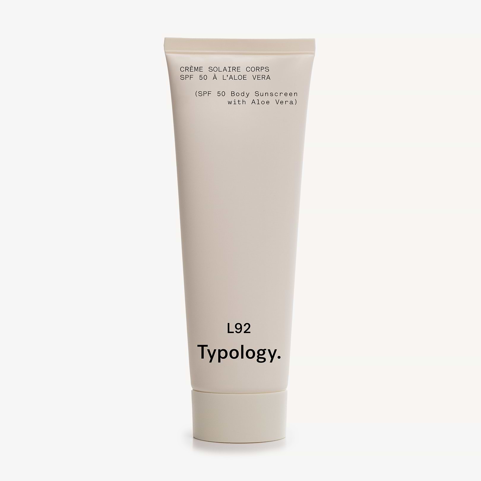 SPF 50 Body Sunscreen with Aloe Vera — Typology