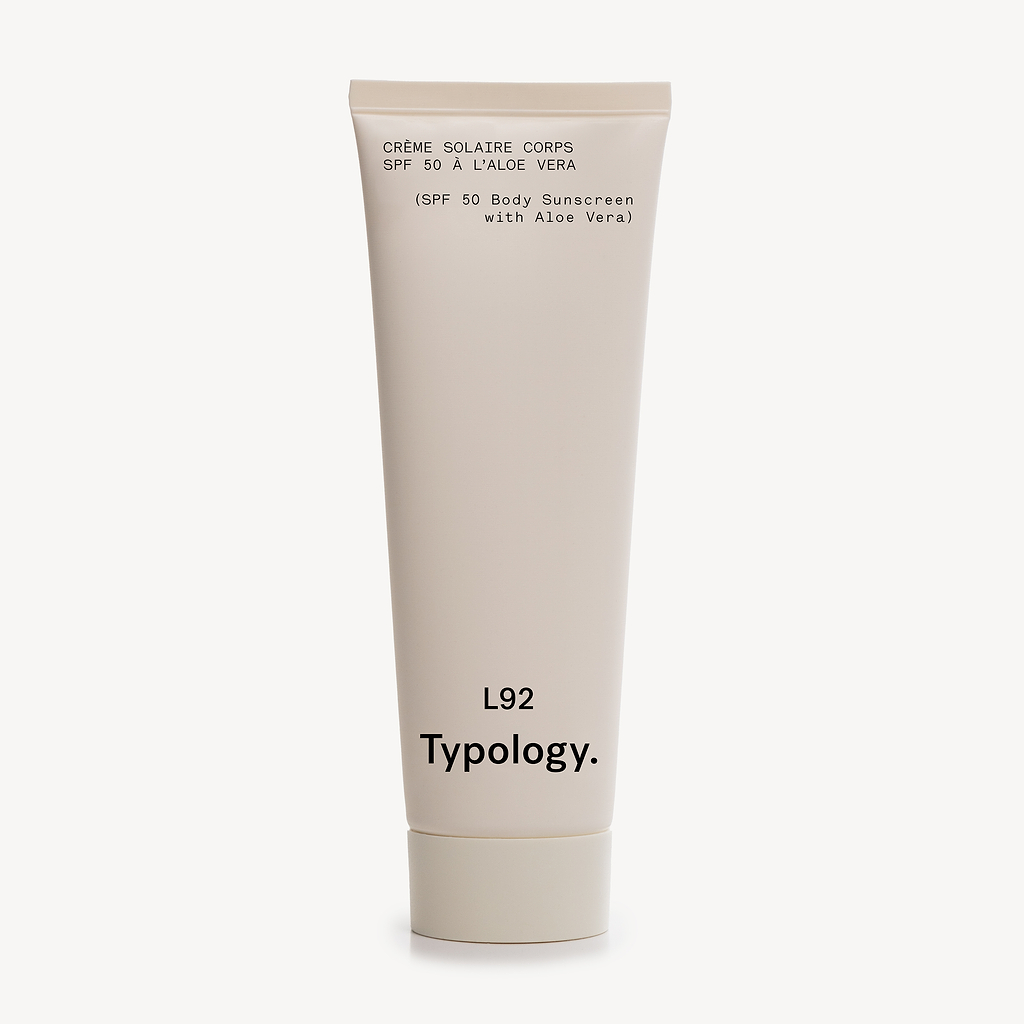Crème solaire corps SPF 50 à l'aloe vera — Typology