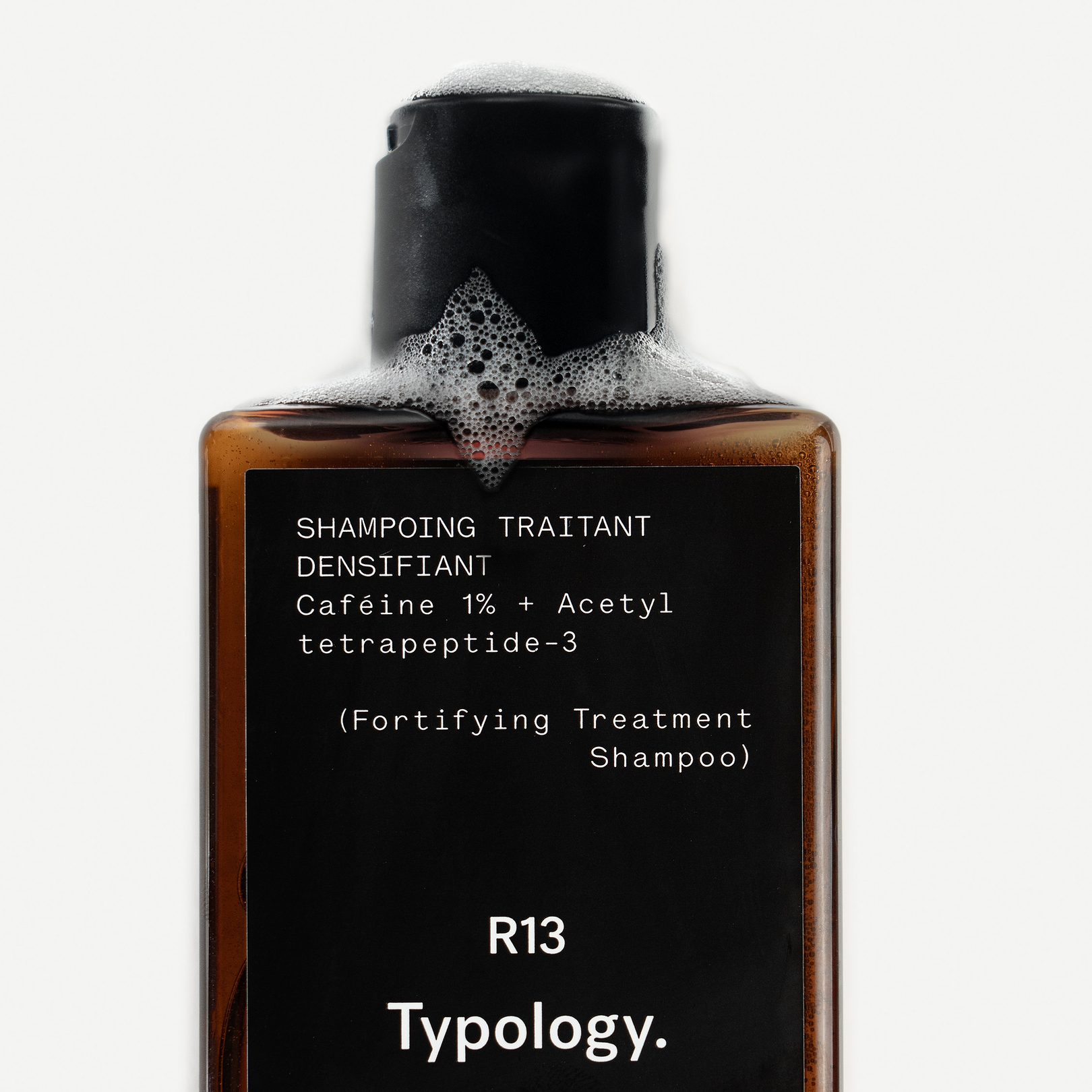Shampoing Traitant Densifiant Caféine 1% + Acetyl tetrapeptide-3 — Typology