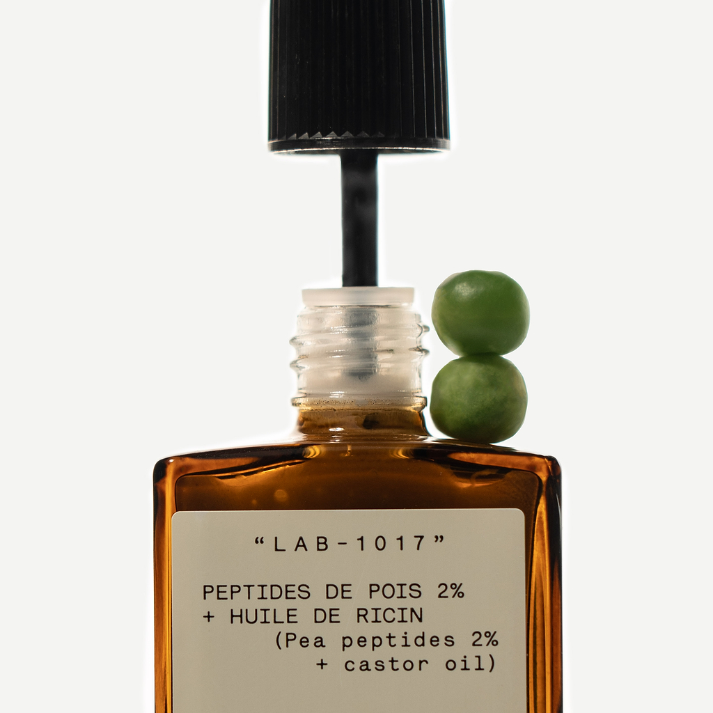 Sérum Densifiant Cils et Sourcils Peptides de pois 2% + Huile de ricin — Typology
