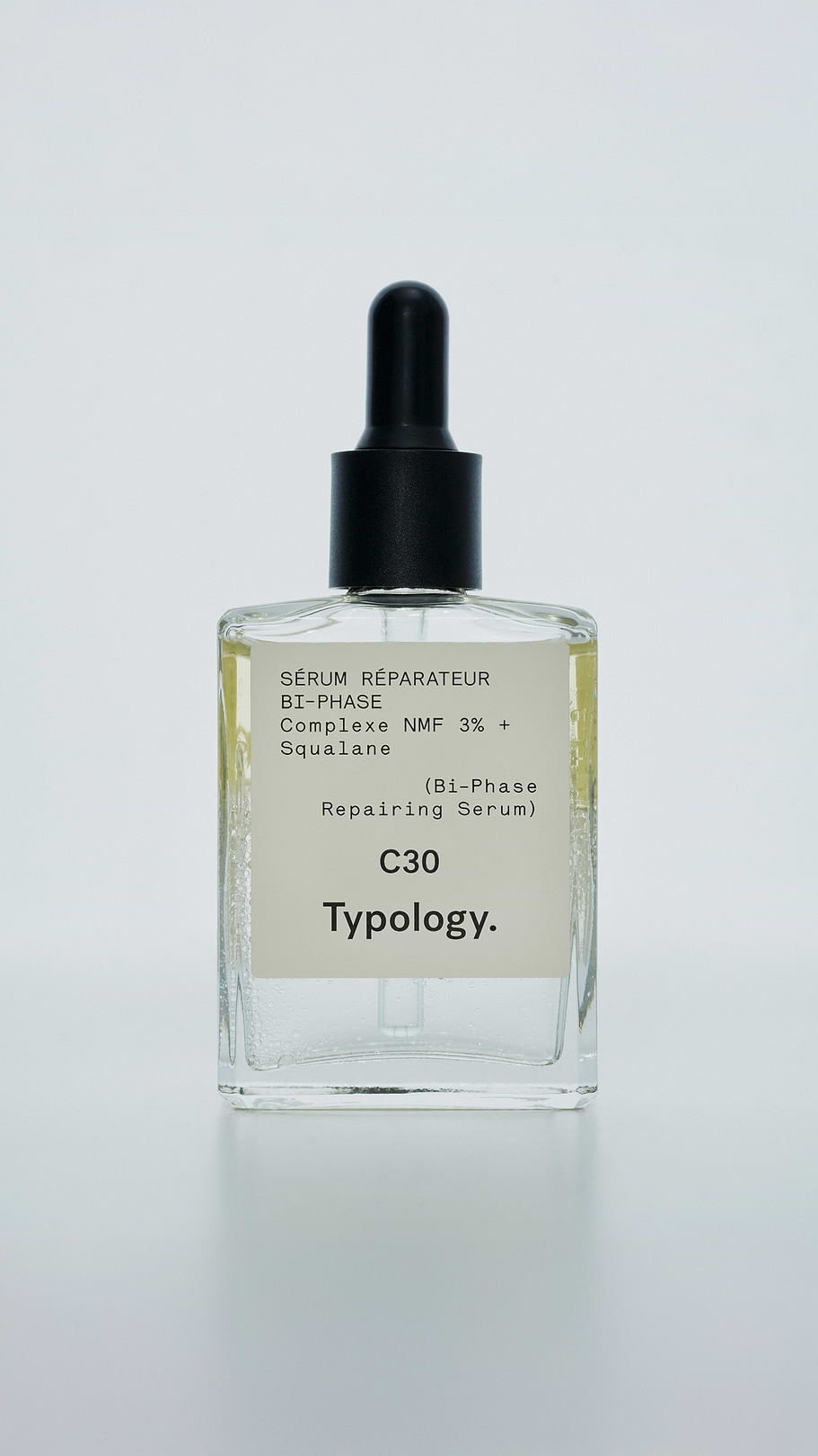Co-création entre dermatologue et Typology sérum réparateur biphase.