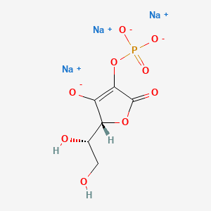 Structure chimique du "Sodium Ascorbyl Phosphate".