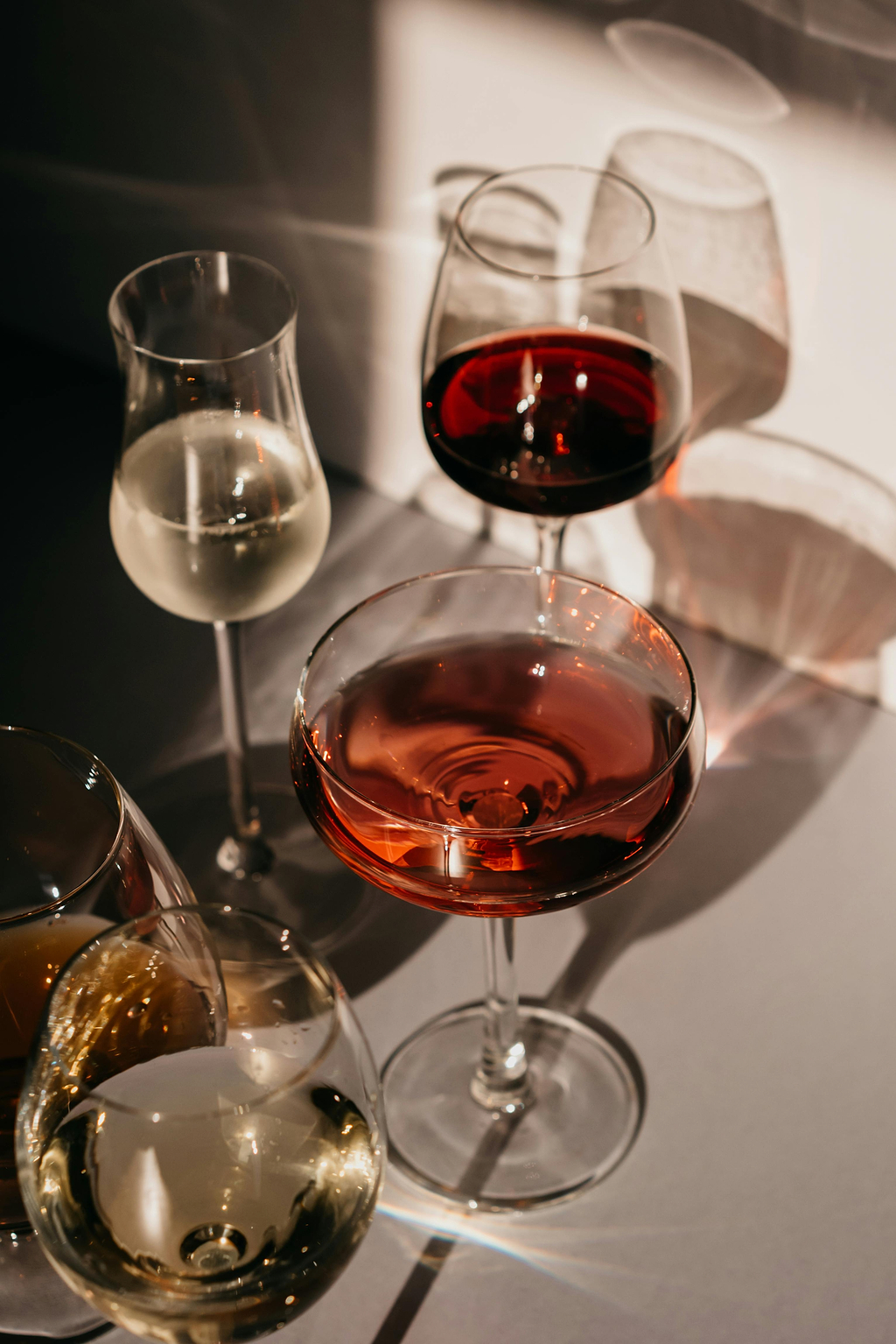 Effets de l'alcool sur la peau.