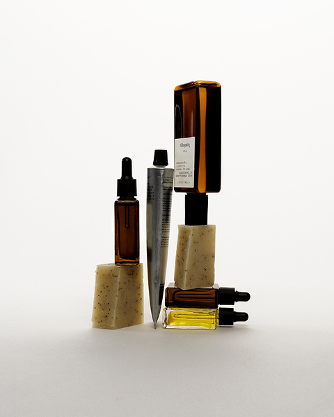 Routine de soins peau sensible.