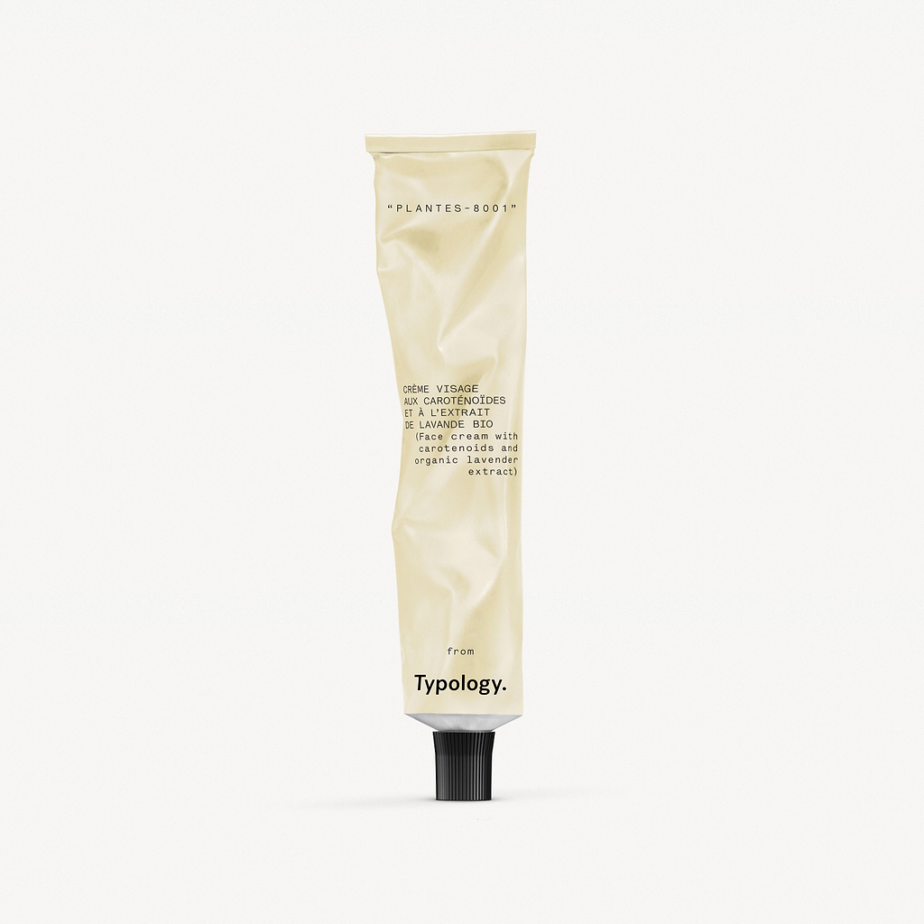 Crème antioxydante aux Caroténoïdes et à l'Extrait de lavande Bio — Typology