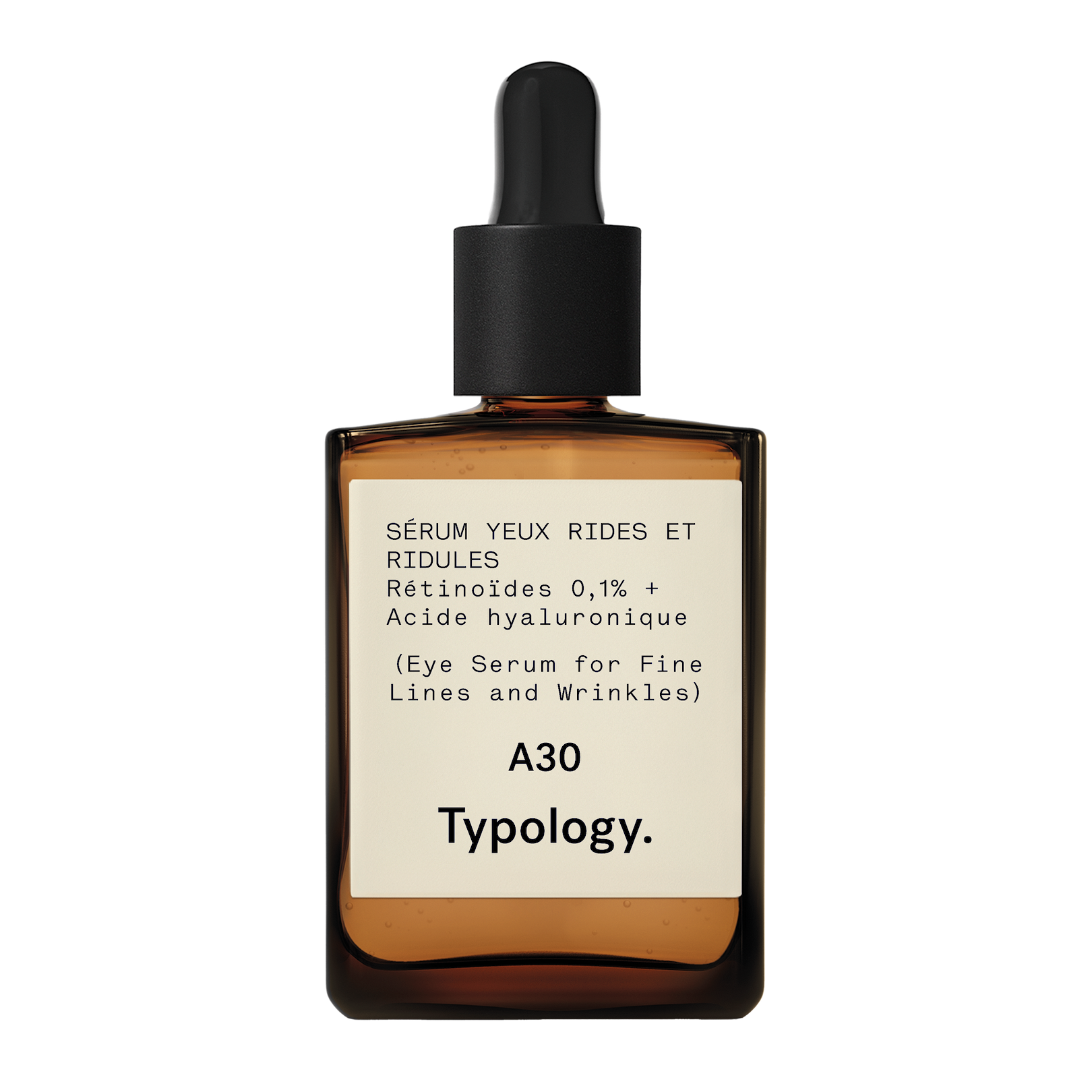 Sérum Yeux Rides et Ridules Rétinoïdes 0,1% + Acide hyaluronique — Typology