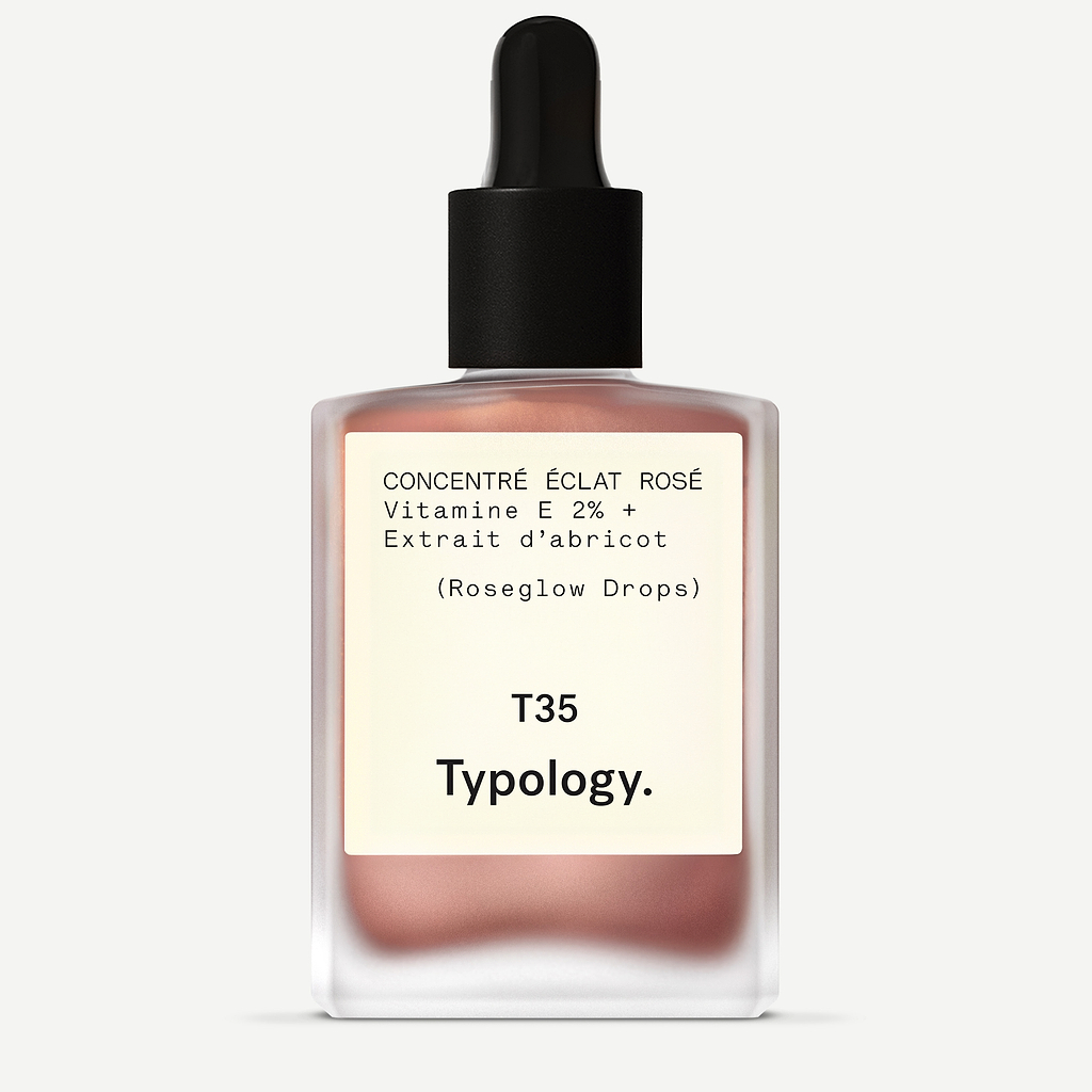 Concentré Éclat Rosé Vitamine E 2% + Extrait d'abricot — Typology