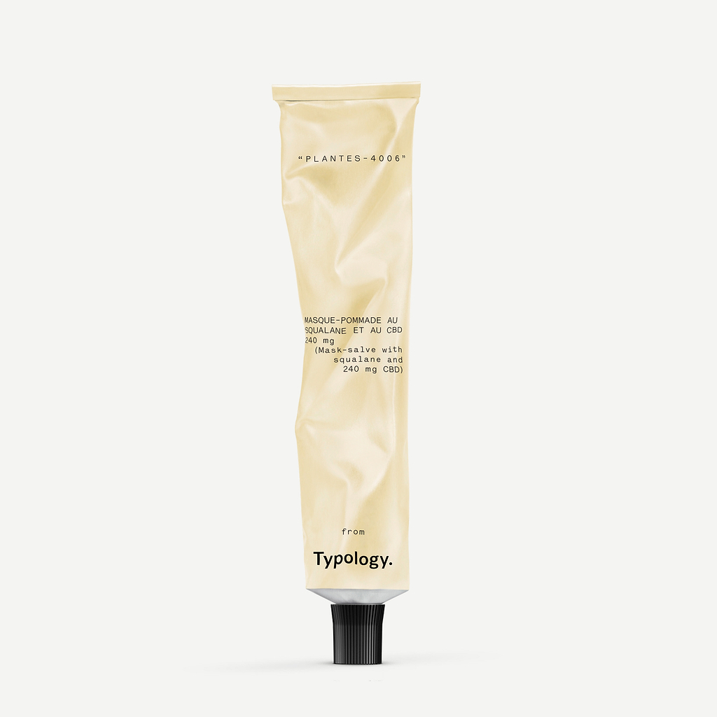 Masque-pommade peaux sensibles au CBD 240 mg — Typology
