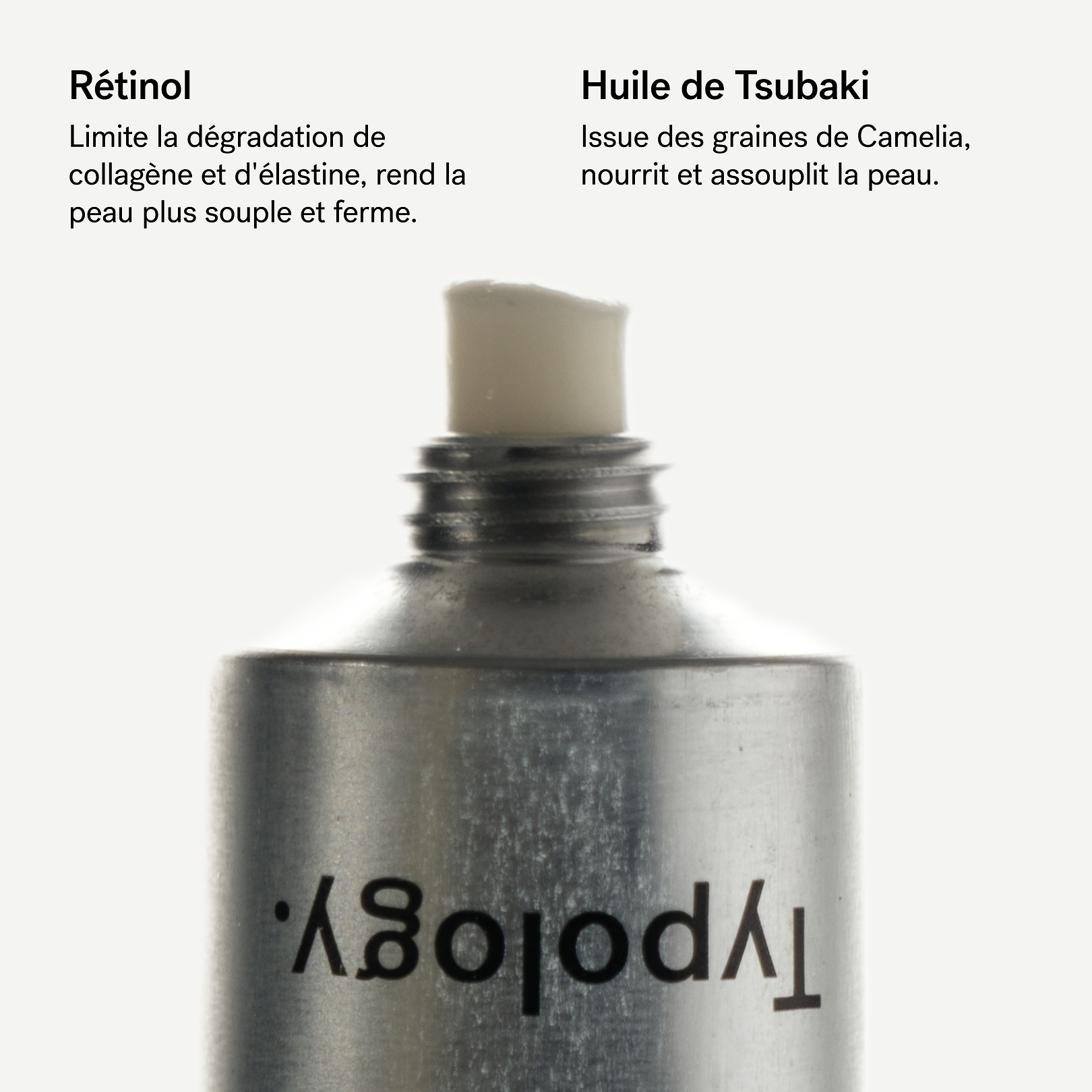 Crème de Nuit Raffermissante Rétinol 0,2% + Huile de tsubaki — Typology