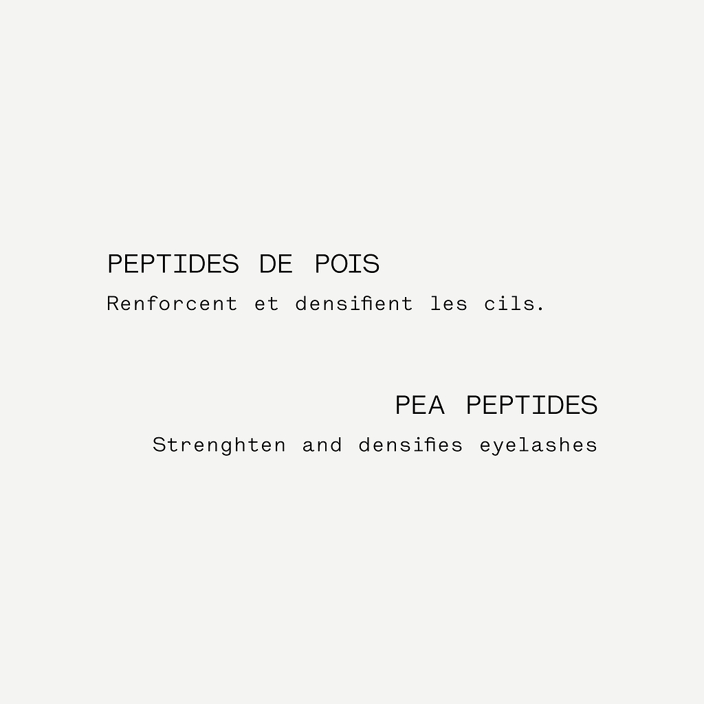 Démaquillant bi-phase yeux  Peptides de pois 1% + Huile de ricin — Typology