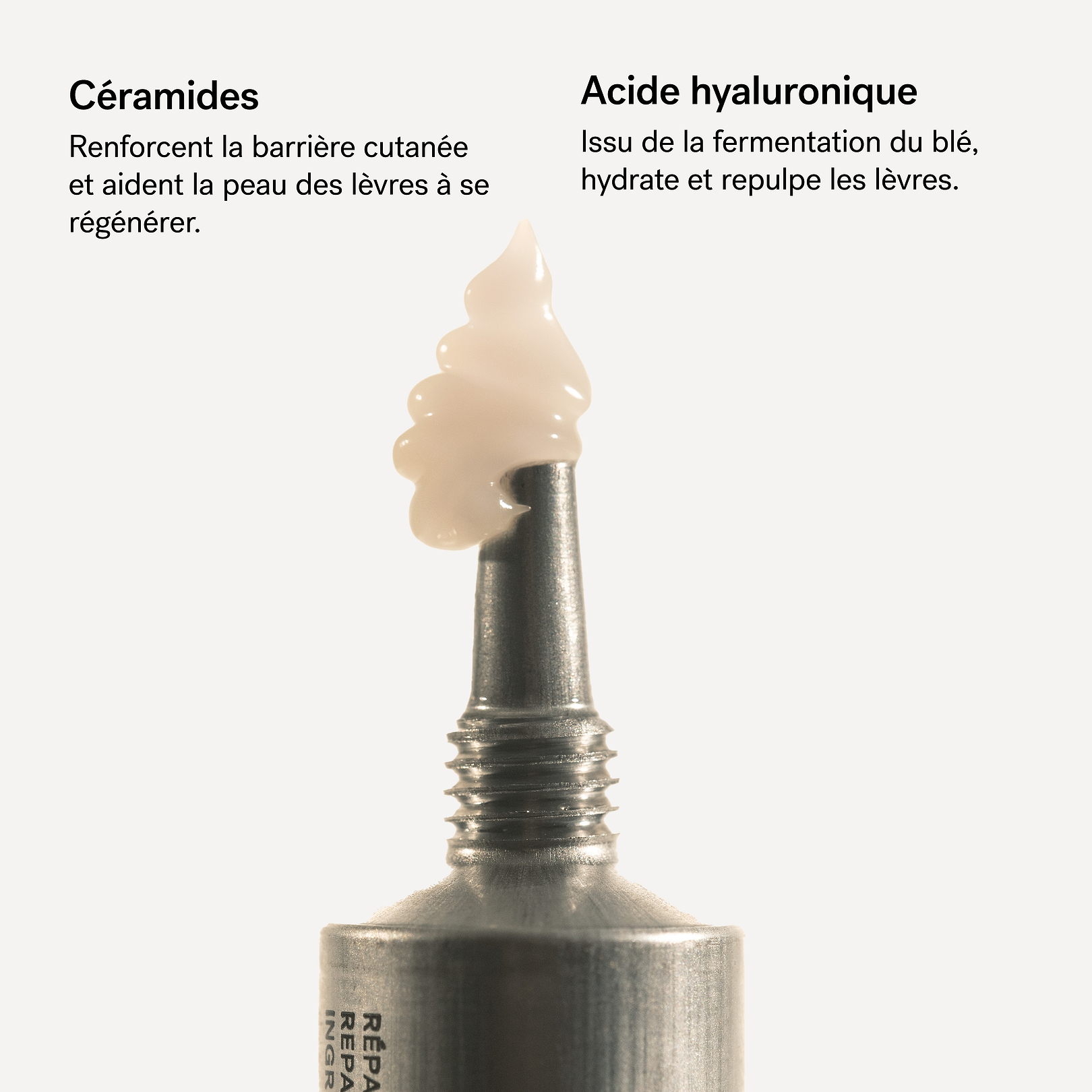 Masque Lèvres Réparateur Nuit Céramides 1% + Acide hyaluronique  — Typology