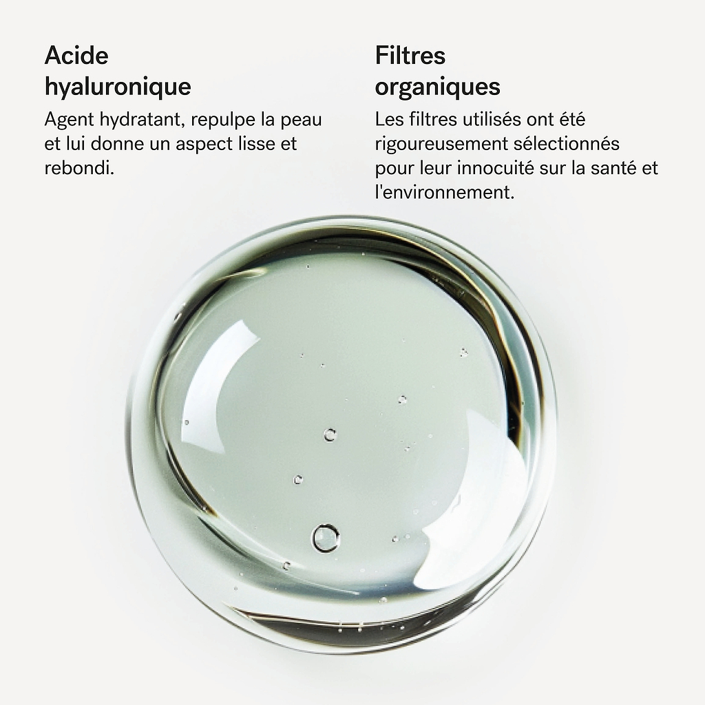 Crème solaire visage SPF 30 à l'acide hyaluronique — Typology
